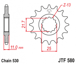 Звезда передняя JTF 580
