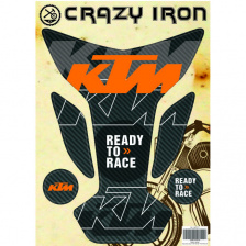 Наклейка на бак CRAZY IRON KTM Ready For Race
